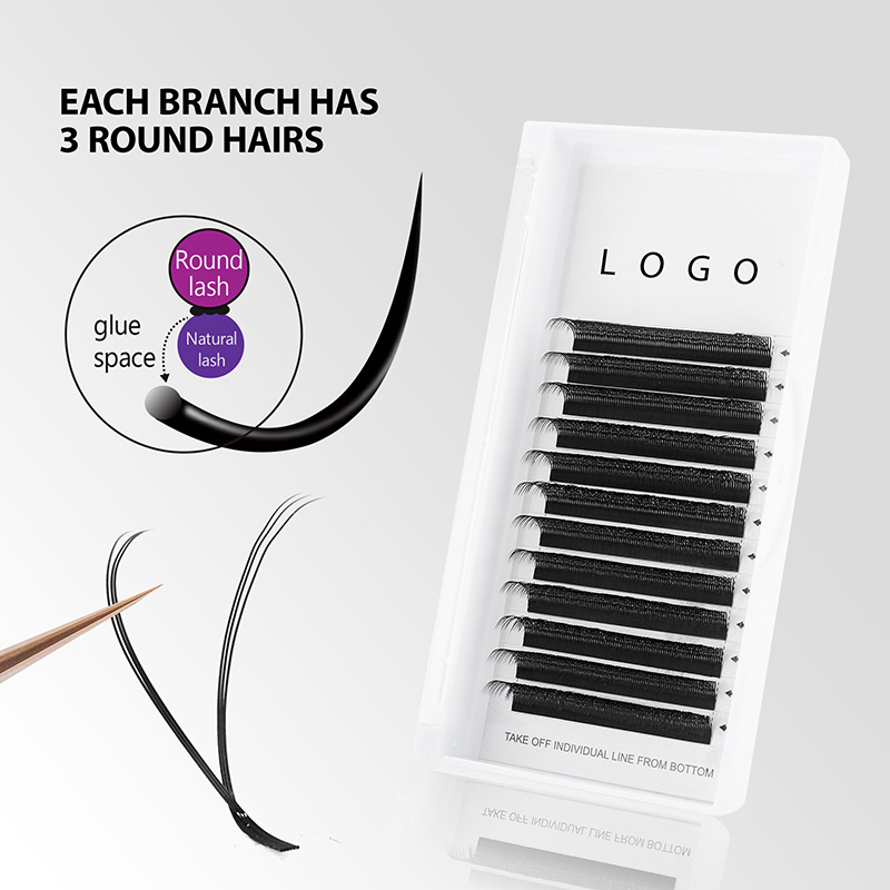 10PCS ขนตาต่อ YY ทรงตัว Y รุ่น - Lash Fan Volume บทวิจารณ์และราคา