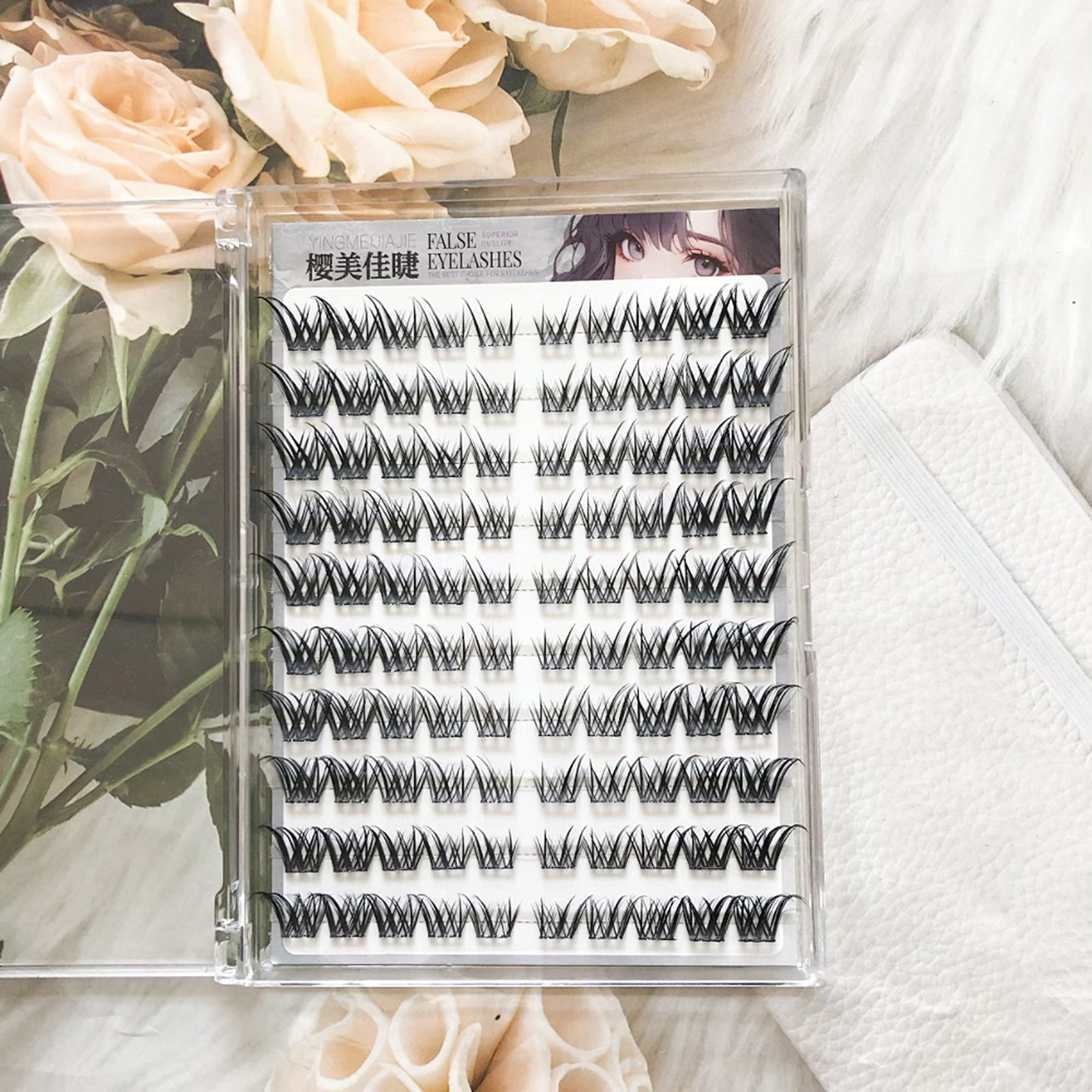 ขนตาปลอม ไฟเบอร์นุ่ม ดูเป็นธรร - Eyelash Extension Wispy Look บทวิจารณ์และราคา
