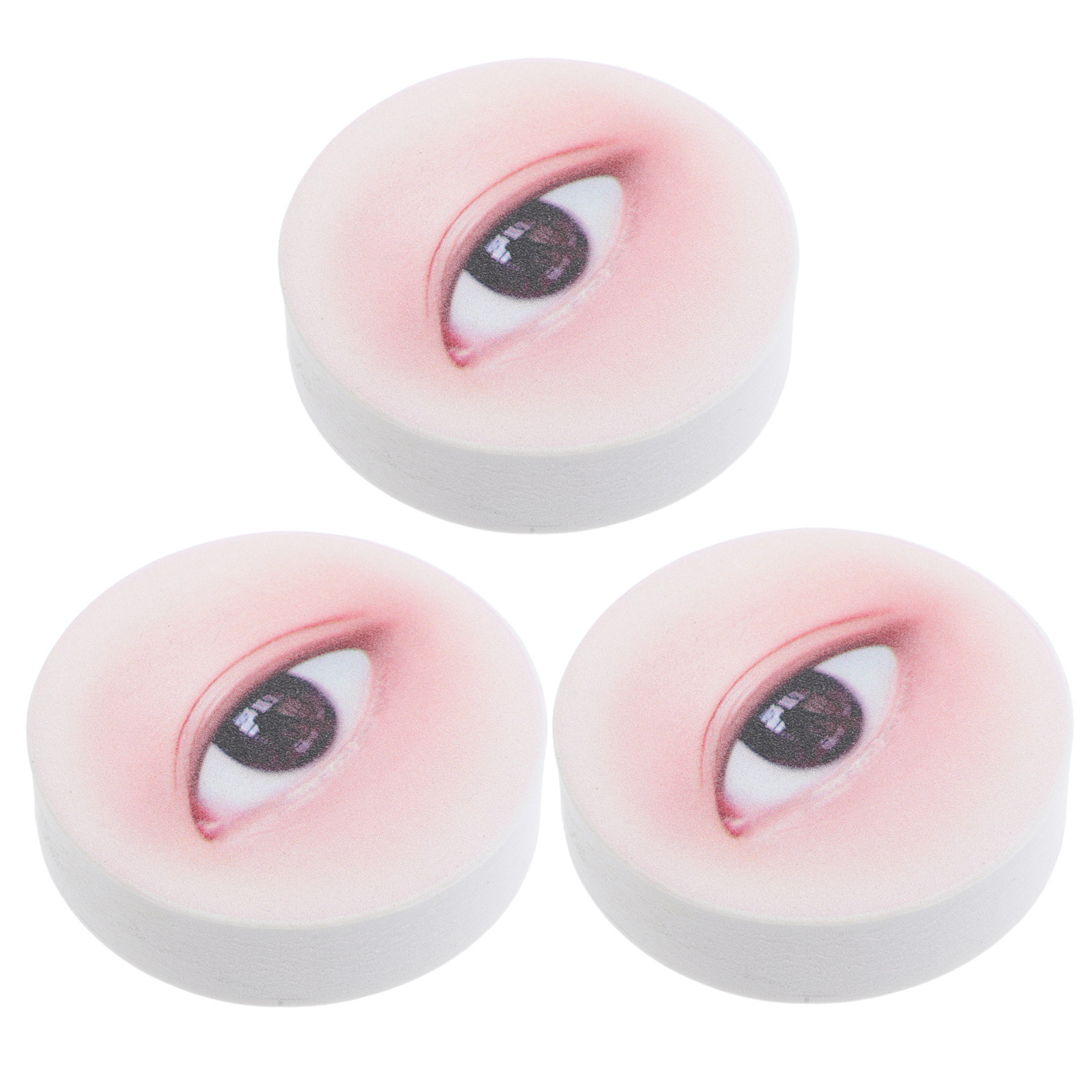 แผ่นฝึกต่อขนตา 3 ชิ้น สีดำ ชุด - Eyelash Extension Eyelash บทวิจารณ์และราคา